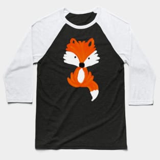 Fox - oil painting pattern Baseball T-Shirt